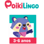 Poikilingo Kids app em português para crianças de 3 a 6 anos