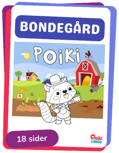 børn opgaver til udprint på dansk bondegård