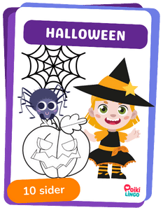 børn opgaver til udprint på dansk halloween